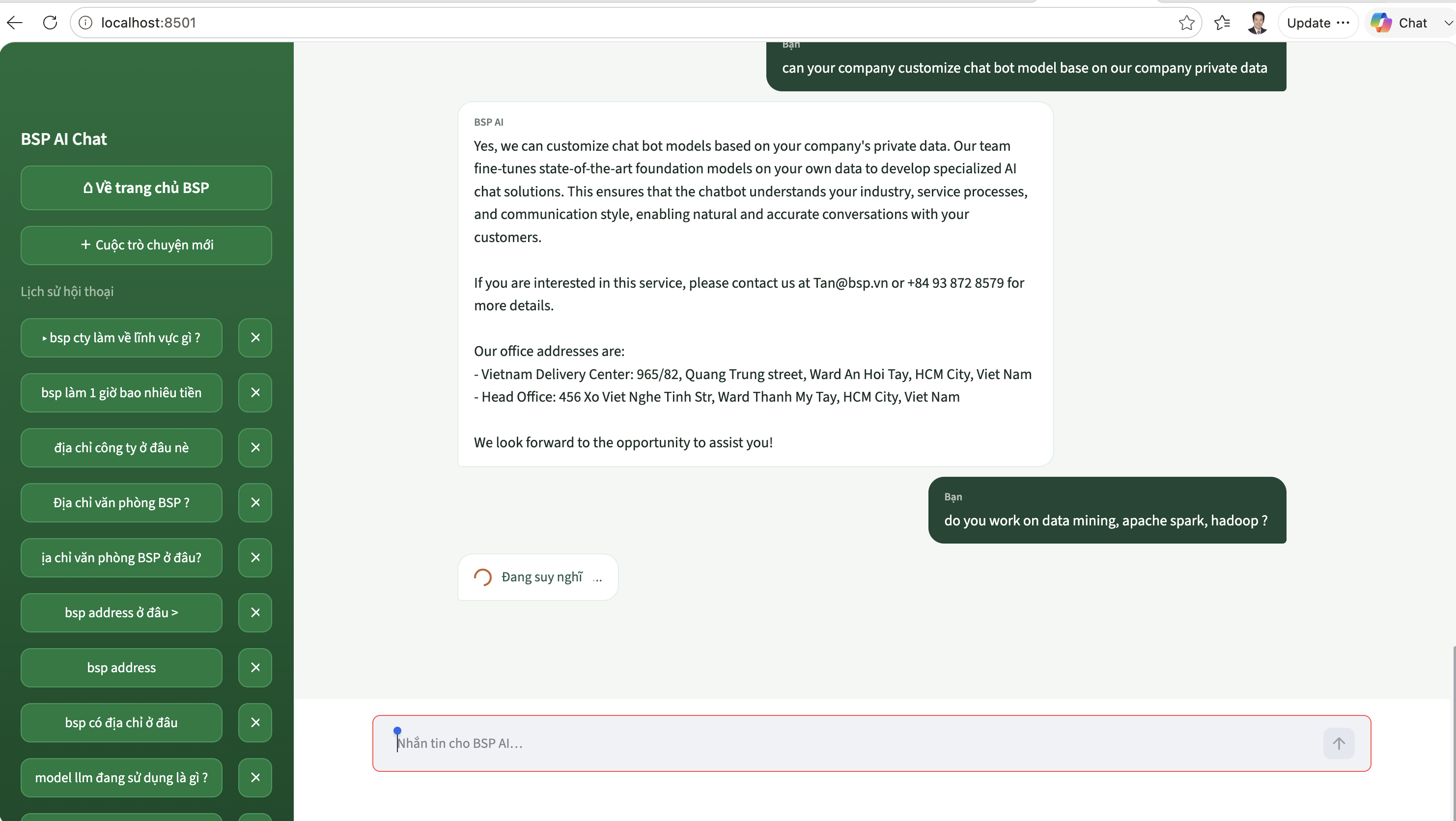 Conversational product